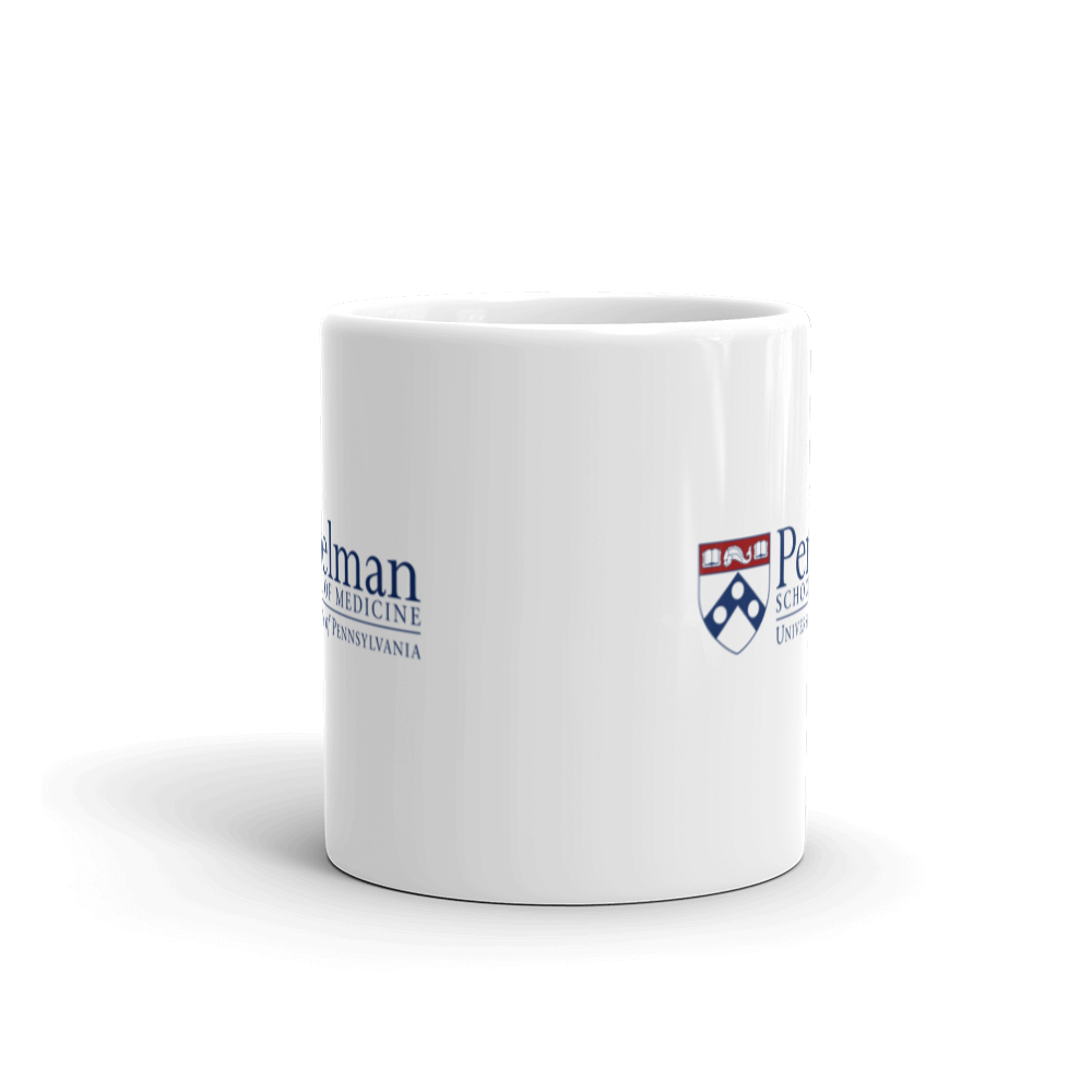 White glossy mug